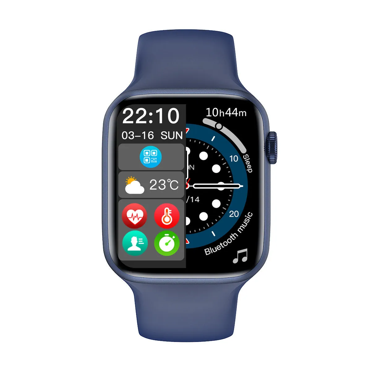 Bluetooth call smart watch with password protection, life waterproof, blue colour option, plastic and metal fashion trend style