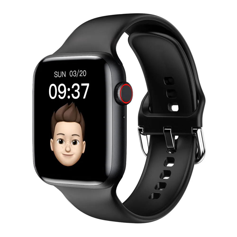 Bluetooth call smart watch with password protection, life waterproof, blue colour option, plastic and metal fashion trend style