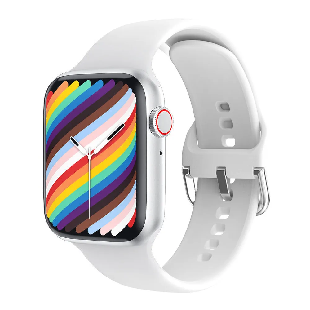 Bluetooth call smart watch with password protection, life waterproof, blue colour option, plastic and metal fashion trend style