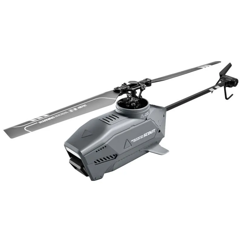 Four-channel single paddle helicopter drone with 8K dual camera and optical flow auto-follow in colour L1 Single Paddle