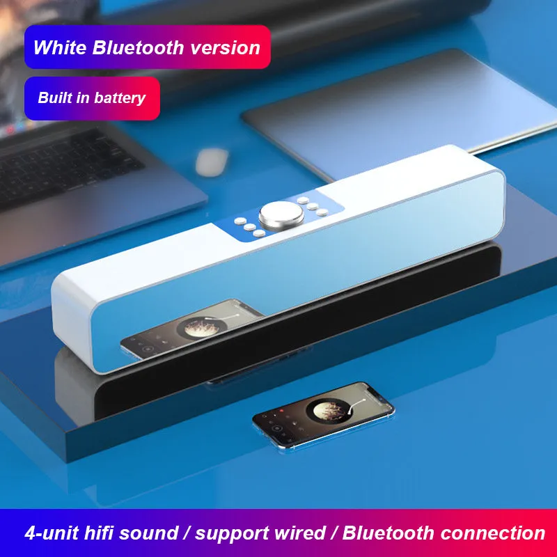 Mirror Sound Blaster Bluetooth clock speaker with LED mirror screen showing time and temperature, black unit on desk
