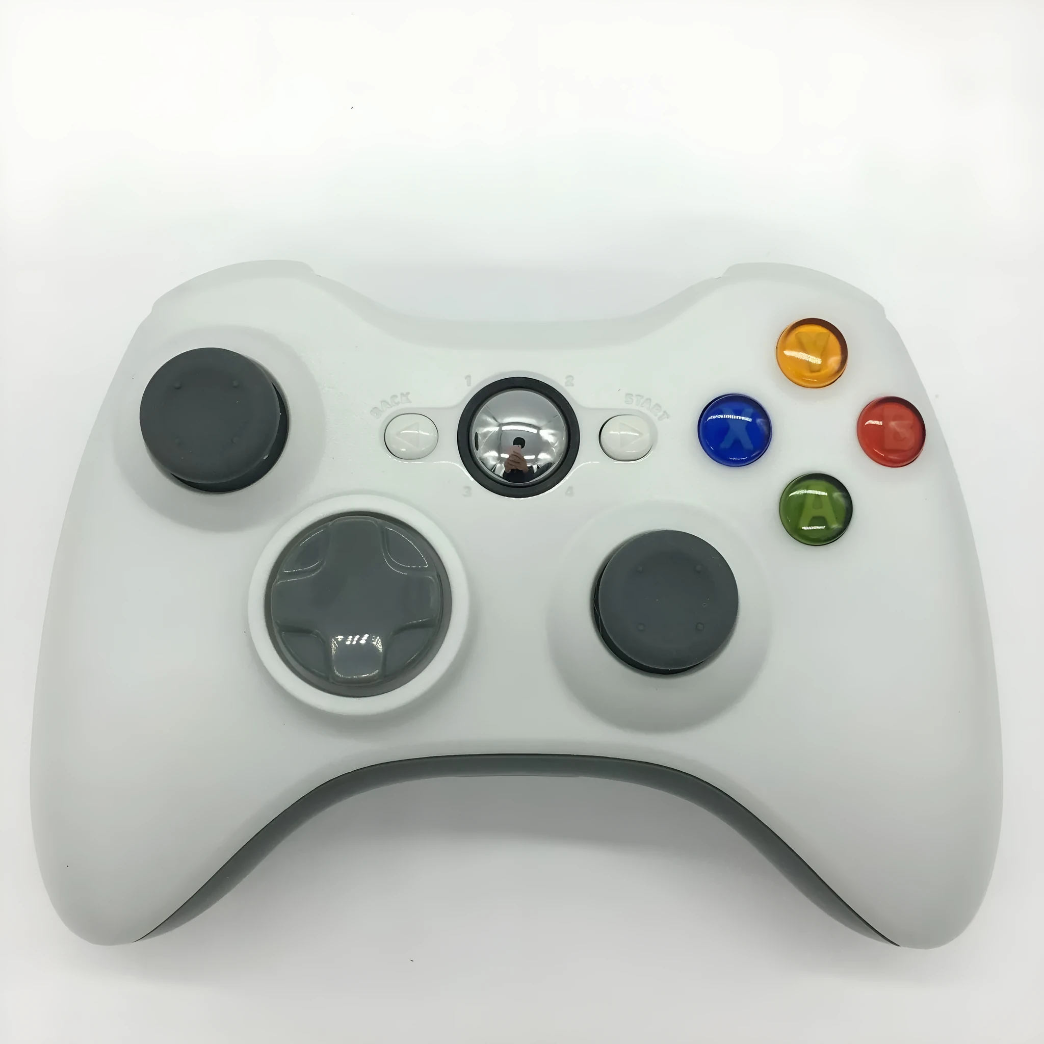 Xbox 360 wireless controller replacement shell neutral plate bare shell in black, white, red, blue, pink