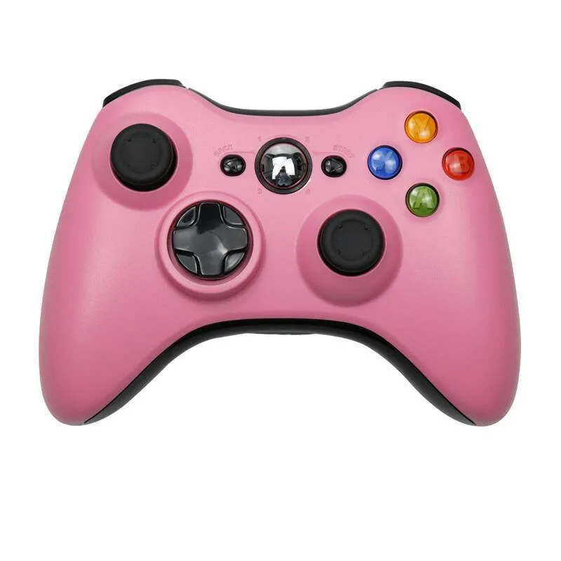 Xbox 360 wireless controller replacement shell neutral plate bare shell in black, white, red, blue, pink