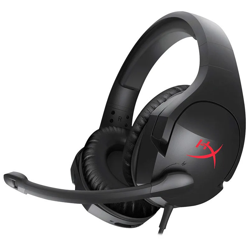 Stinger black wired over-ear gaming headset with microphone and 1.3-metre cable