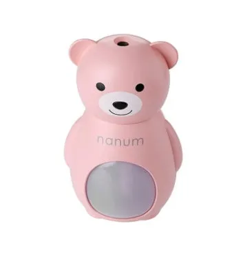 USB mini humidifier, animal-shaped, ultrasonic, 2W, timer 2-8 hours, in blue colour on a desk