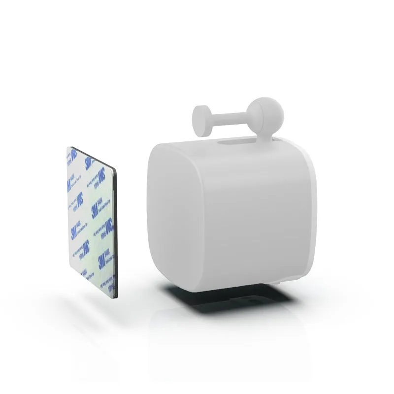 Graffiti smart home Bluetooth finger robot attached to a wall switch, white model