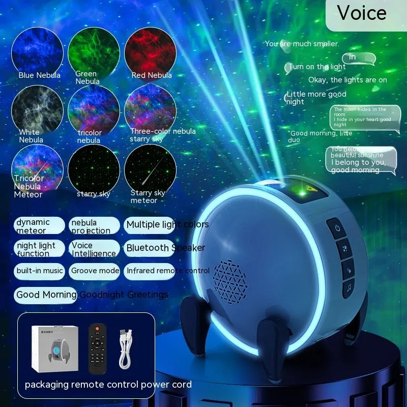 Dream Starry Sky Projector HD laser atmosphere light with aurora meteor Bluetooth remote control
