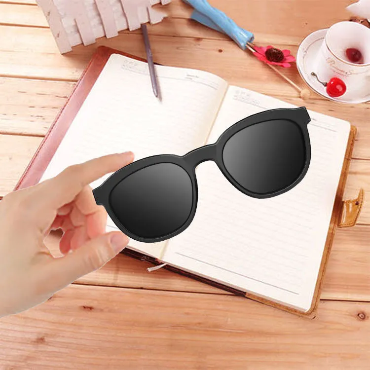 G4 Smart Glasses directional audio call sunglasses in black, head-mounted with touch controls and anti-blue light option
