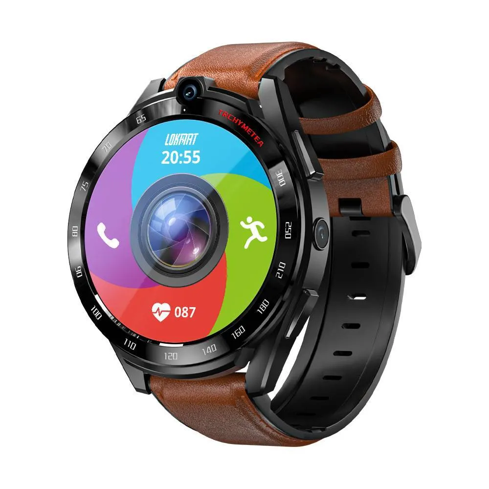 All Netcom student phone smart watch with dual camera 128G memory silicone strap 1.6-inch TFT screen