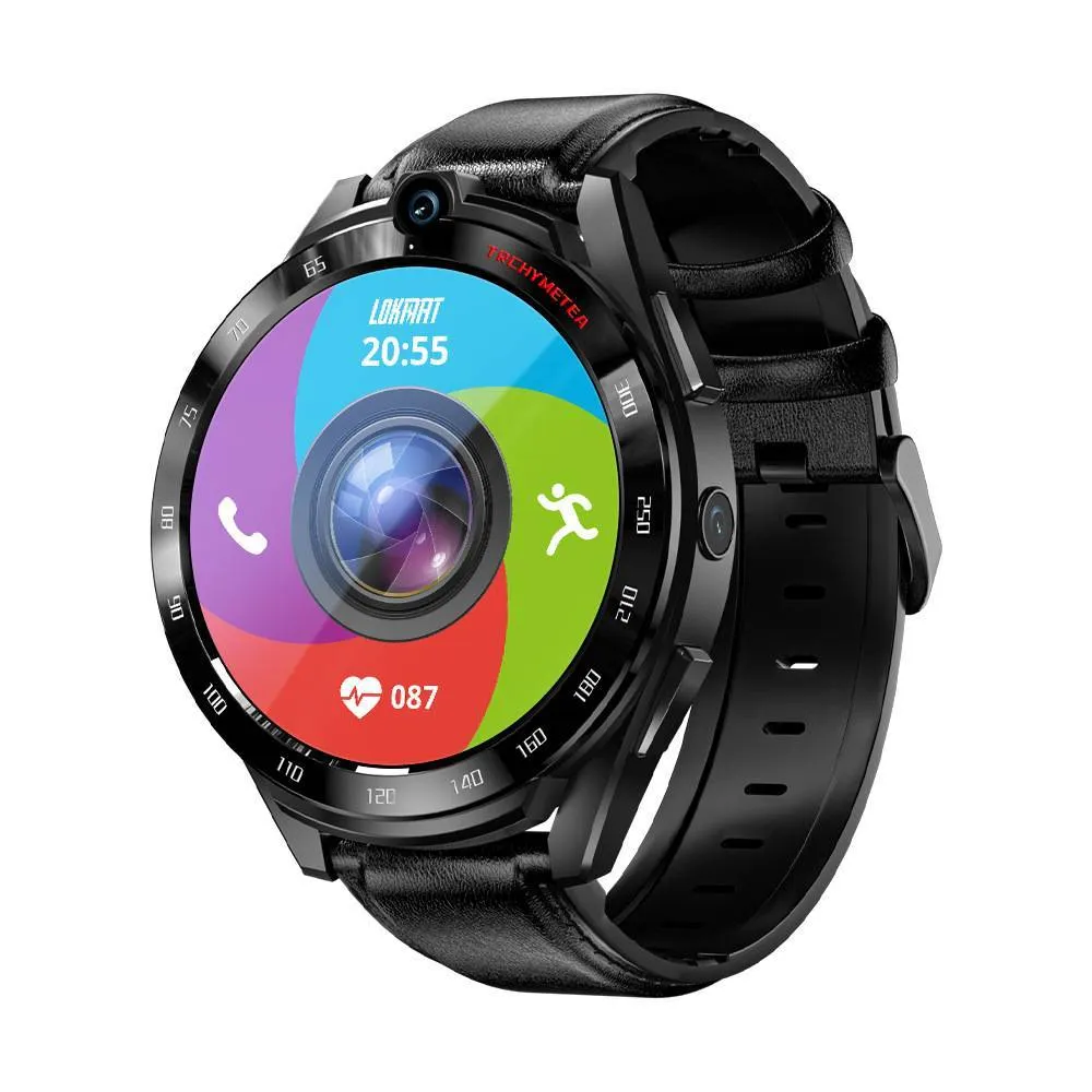 All Netcom student phone smart watch with dual camera 128G memory silicone strap 1.6-inch TFT screen