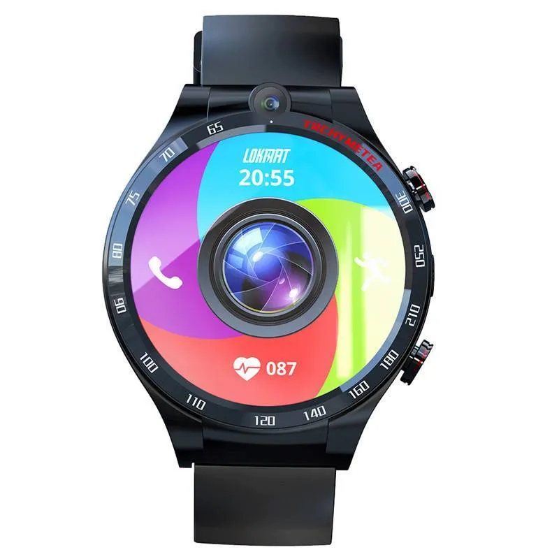 All Netcom student phone smart watch with dual camera 128G memory silicone strap 1.6-inch TFT screen