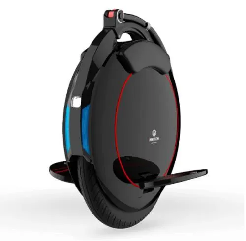 Black 14-inch smart balance car one wheel somatosensory with 72V battery and 25km range