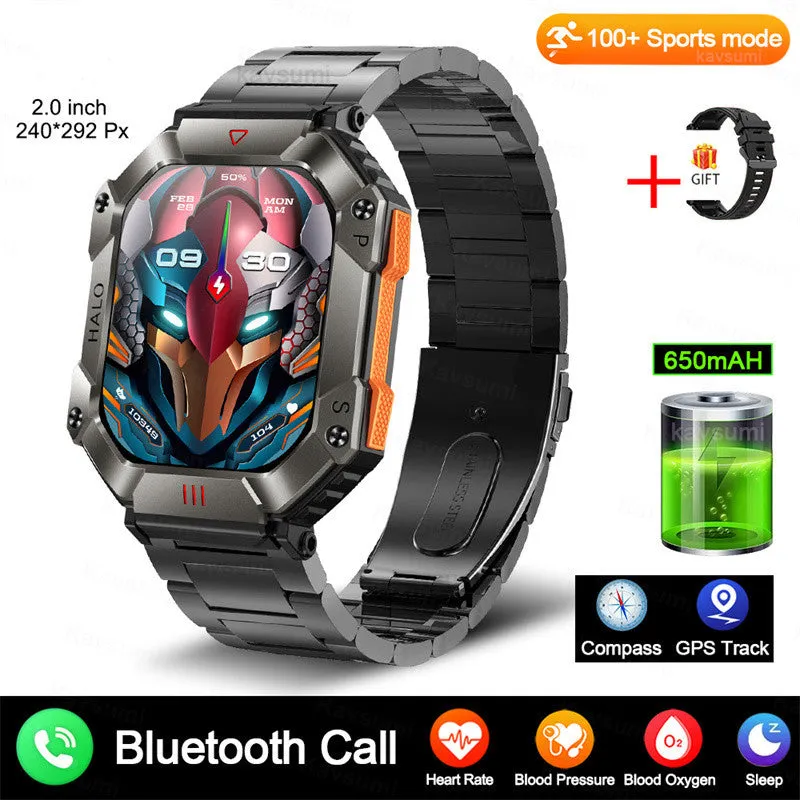 Android GPS fitness smart watch for women with titanium alloy case and multiple strap colour options