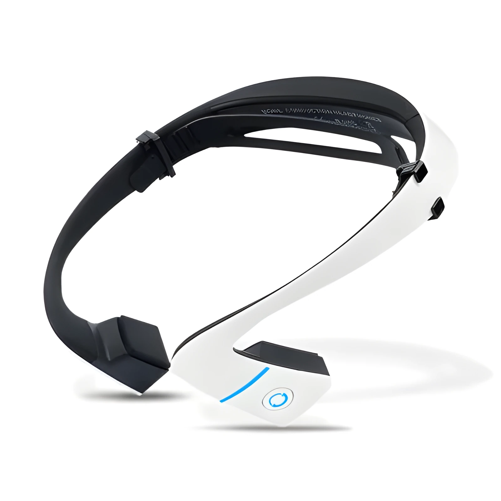 LF-18 Bluetooth sport earphone in white with in-ear fit and wireless design
