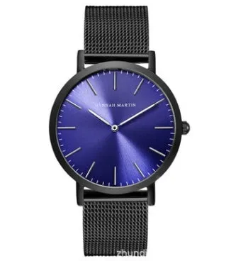 Hannah Martin ladies watch with rose gold stainless steel mesh strap and 36mm round dial