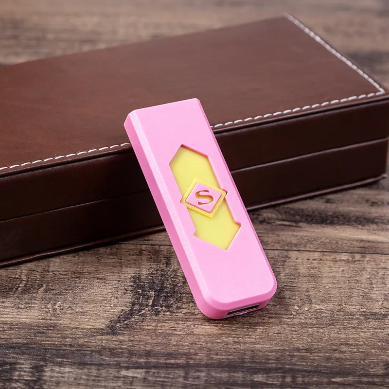 Electronic cigarette lighter in plastic with windproof function