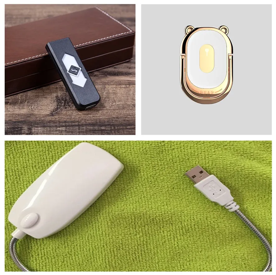 Electronic cigarette lighter in plastic with windproof function