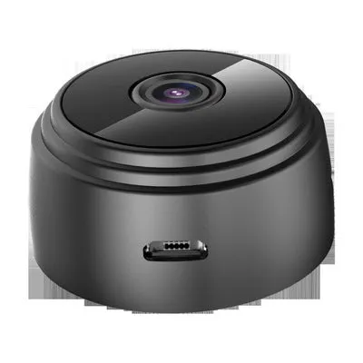A9 WIFI wireless network camera black metal body 1080P HD indoor security camera with compact design