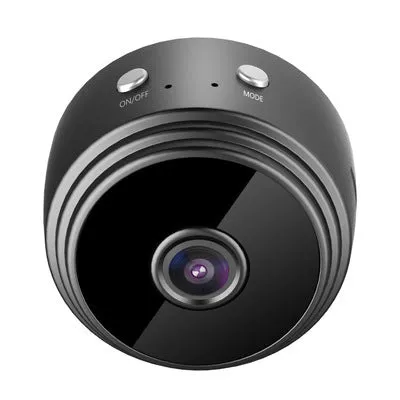 A9 WIFI wireless network camera black metal body 1080P HD indoor security camera with compact design