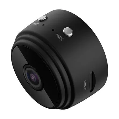 A9 WIFI wireless network camera black metal body 1080P HD indoor security camera with compact design