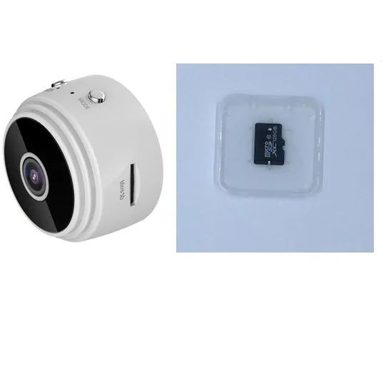 A9 WIFI wireless network camera black metal body 1080P HD indoor security camera with compact design