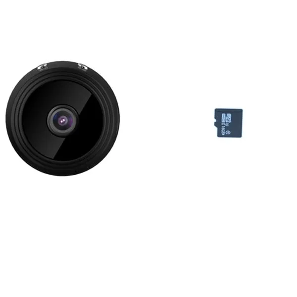 A9 WIFI wireless network camera black metal body 1080P HD indoor security camera with compact design