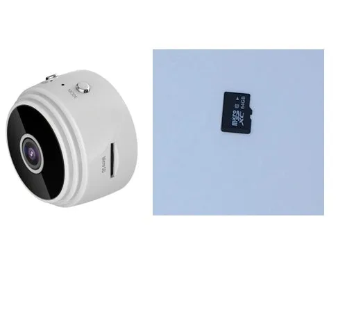 A9 WIFI wireless network camera black metal body 1080P HD indoor security camera with compact design