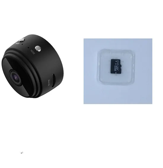 A9 WIFI wireless network camera black metal body 1080P HD indoor security camera with compact design
