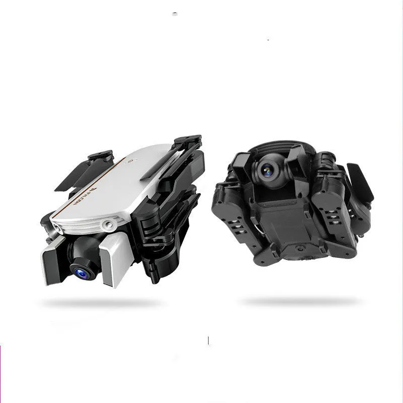 4K HD professional remote control quadcopter in black with one-key return and headless mode