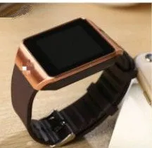 DZ09 smart watch phone with 1.54 inch TFT LCD touch screen and stainless steel strap