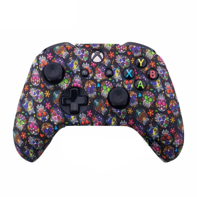 Xbox One silicone controller protective cover in camouflage pattern on a white background