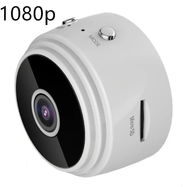 A9 WiFi smart sports HD DV camera with night vision, black casing, and compact 45x45x50mm size