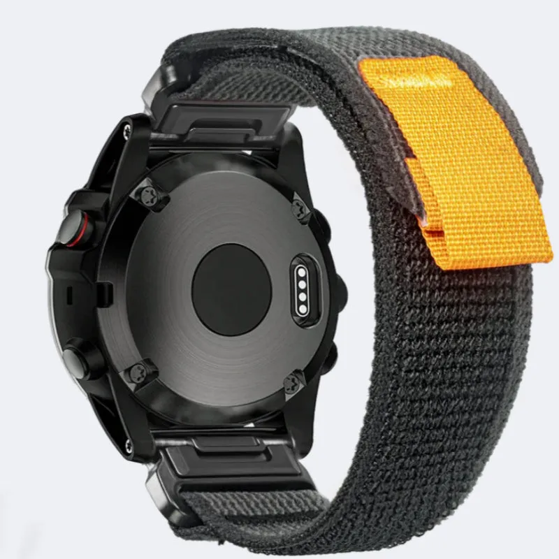 Quick release nylon mountain loop wrist strap sports style 23.5cm in blue black colour