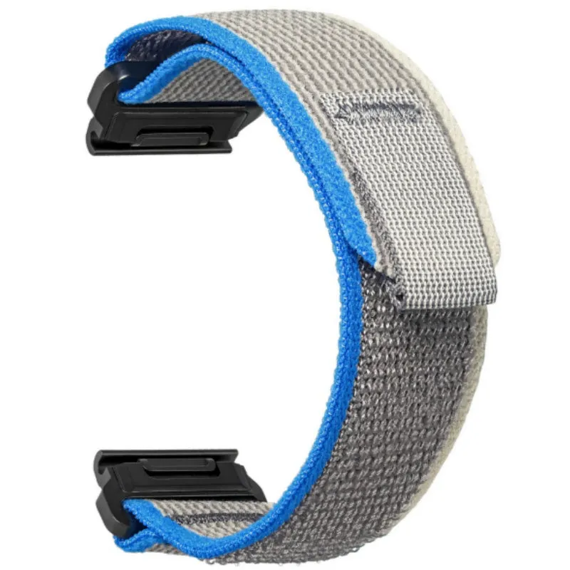 Quick release nylon mountain loop wrist strap sports style 23.5cm in blue black colour