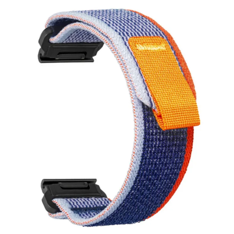 Quick release nylon mountain loop wrist strap sports style 23.5cm in blue black colour