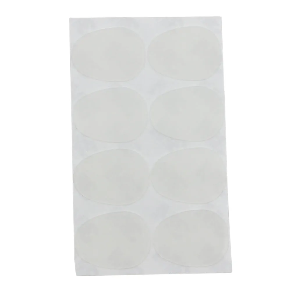Silicone tooth pad patch for alto tenor saxophone metal flute mouthpiece in black and white with thickness options 0.3mm 0.5mm 0.8mm