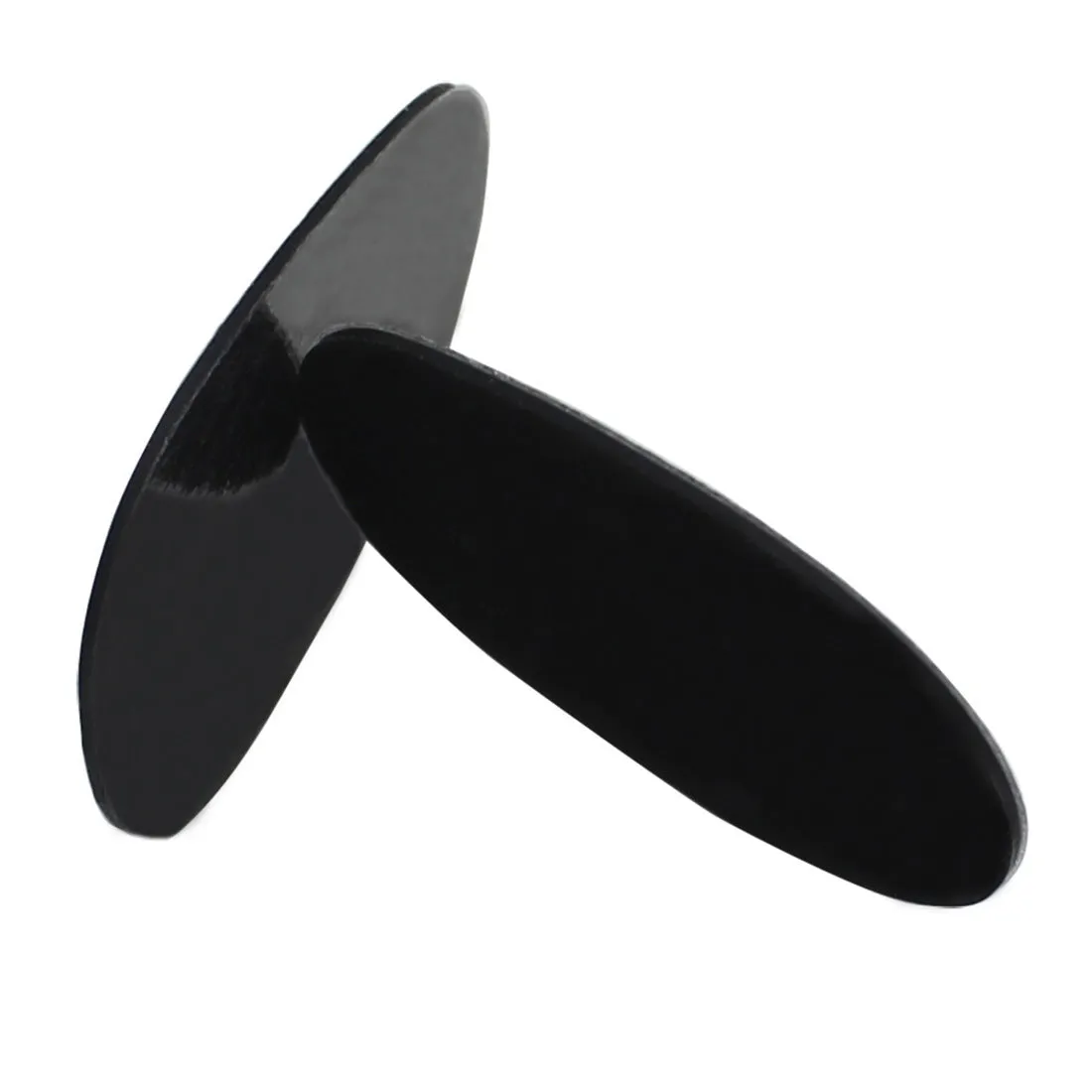 Silicone tooth pad patch for alto tenor saxophone metal flute mouthpiece in black and white with thickness options 0.3mm 0.5mm 0.8mm