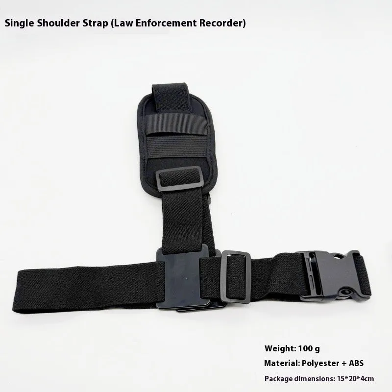 Camera fixed bracket strap shoulder belt made of ABS, universal size, with screw attachment for sports and law enforcement use
