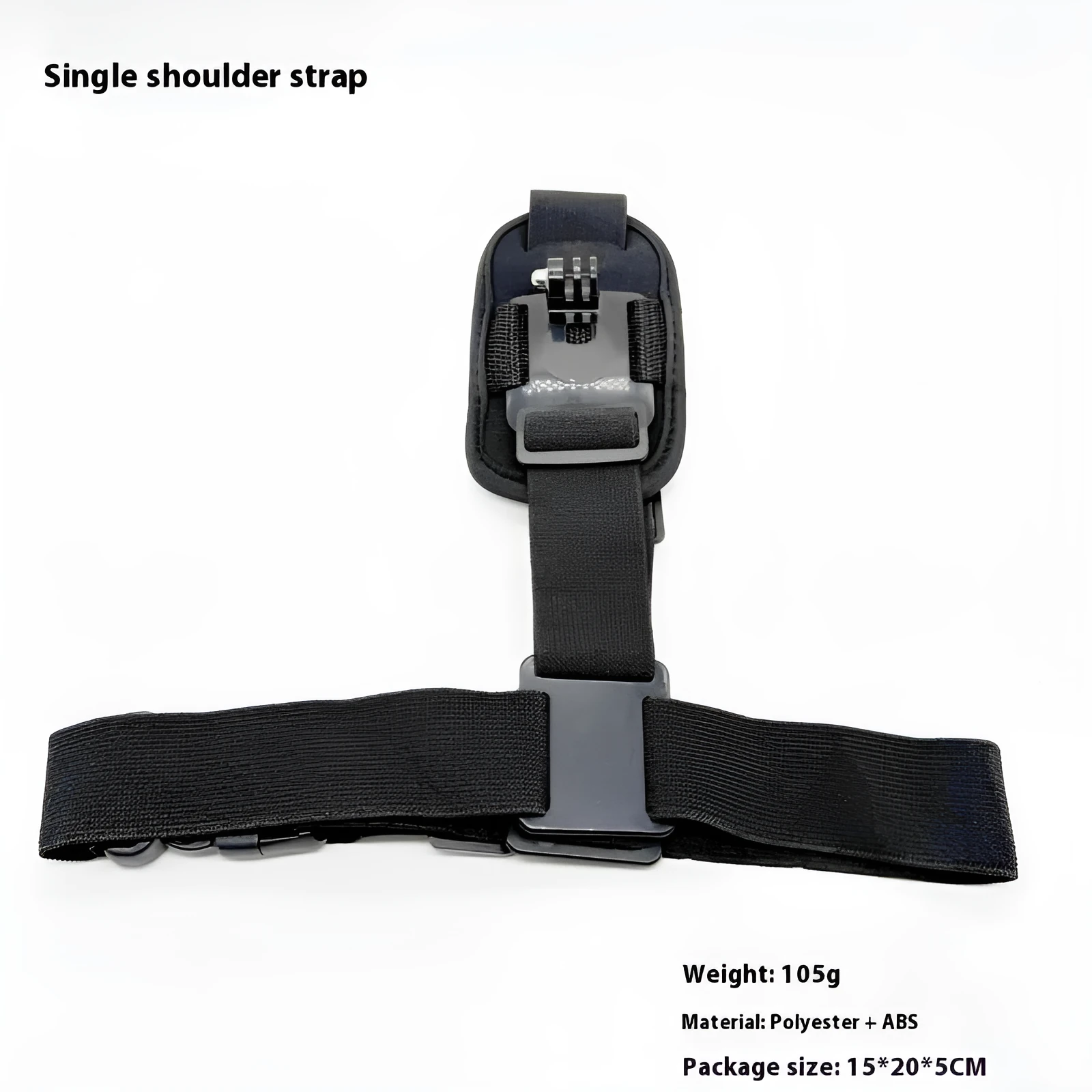 Camera fixed bracket strap shoulder belt made of ABS, universal size, with screw attachment for sports and law enforcement use
