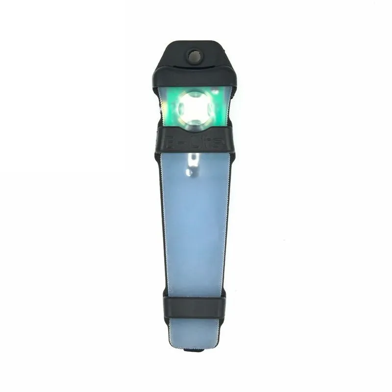 Waterproof chewing gum size survival signal lamp with black shell and red light for helmet use