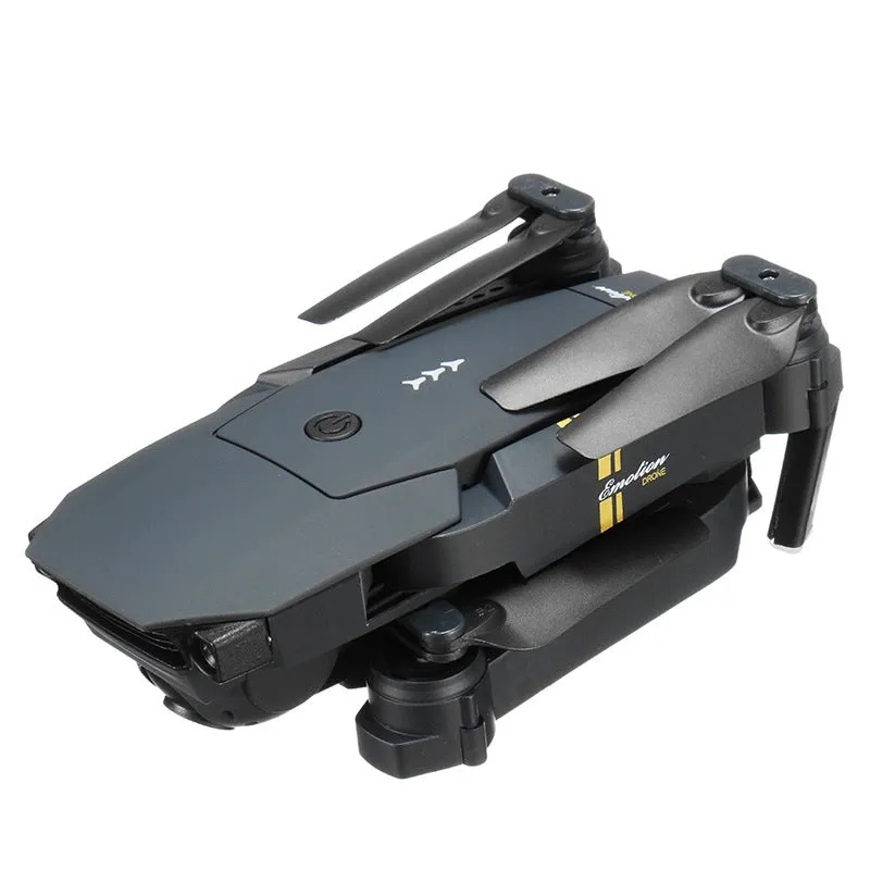 E58 folding aerial drone with 4K camera, plastic body, compact design for outdoor recreational flying