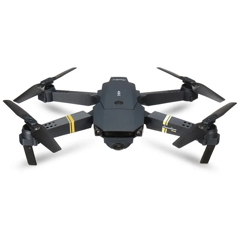 E58 folding aerial drone with 4K camera, plastic body, compact design for outdoor recreational flying