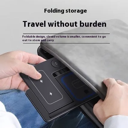 15W 3 in 1 LED fast wireless charger stand folding for iPhone, Apple Watch and AirPods