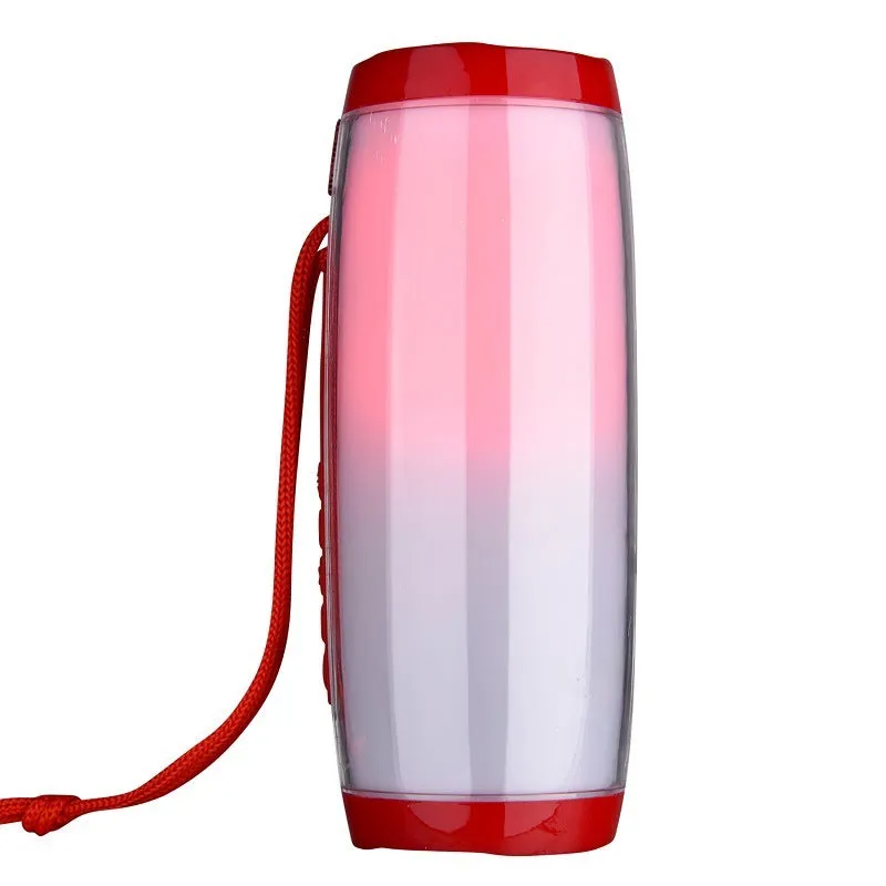 10W waterproof Bluetooth column speaker with dual 45mm drivers and subwoofer in black, available in multiple colours
