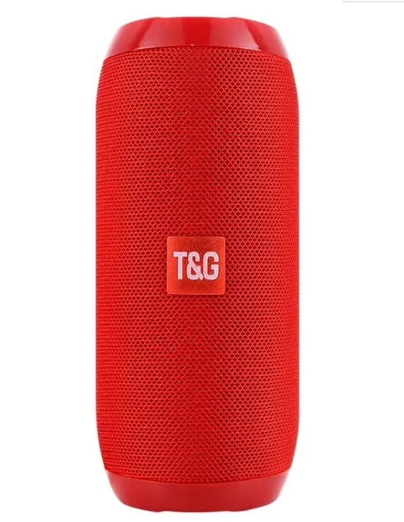 10W waterproof Bluetooth column speaker with dual 45mm drivers and subwoofer in black, available in multiple colours