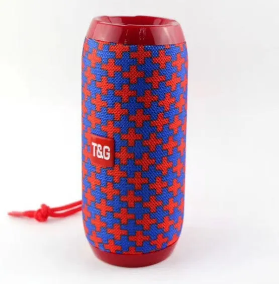 10W waterproof Bluetooth column speaker with dual 45mm drivers and subwoofer in black, available in multiple colours
