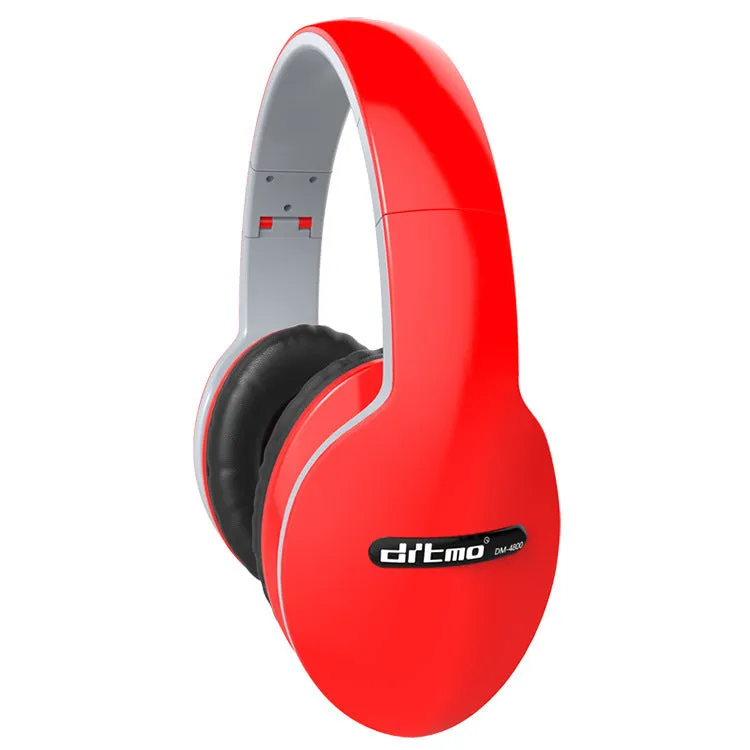 Gaming wired headphones headset with 40mm driver and imitation protein ear muffs in black