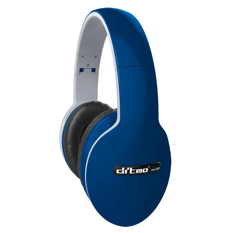 Gaming wired headphones headset with 40mm driver and imitation protein ear muffs in black