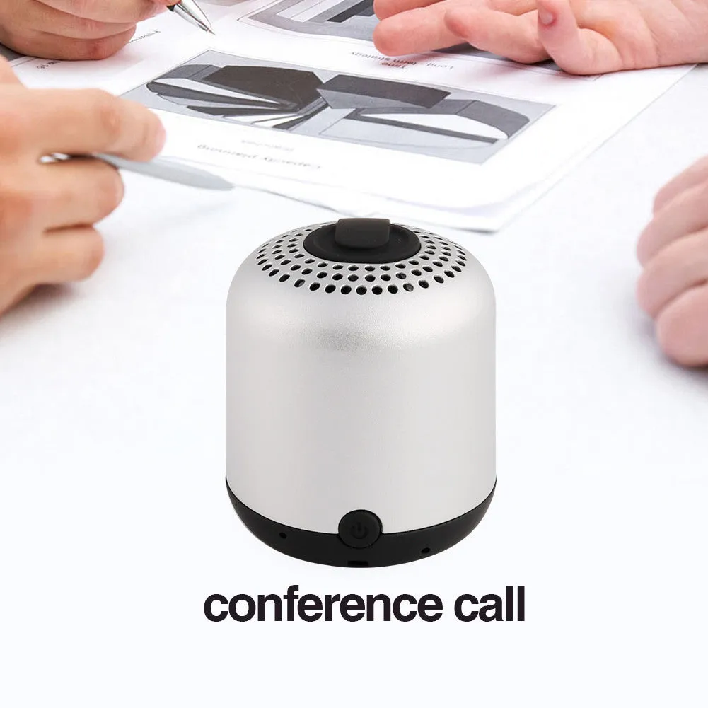 Hieha XQ11 cylindrical metal wireless Bluetooth speaker in various colours on a surface