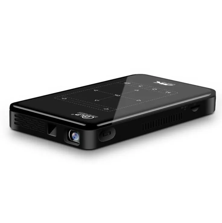 P09B second generation DLP mini projector with 16GB storage and auto keystone correction